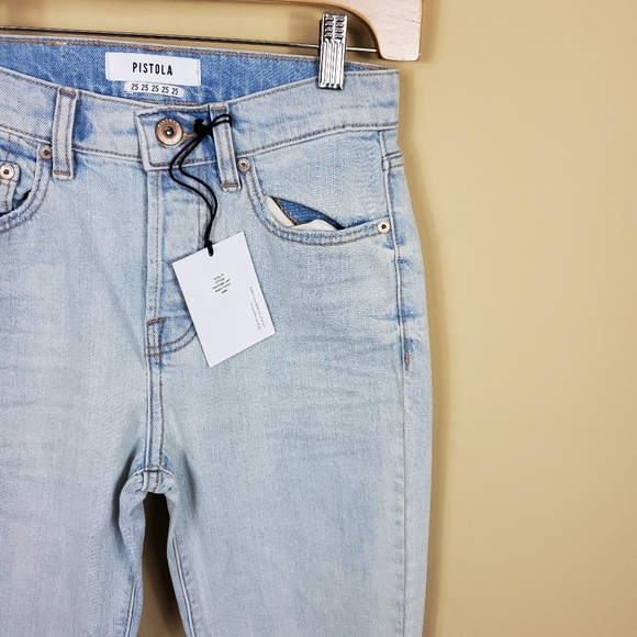 Pistola Nico High Rise Mom Jean - In Lake - Picture 8 of 12